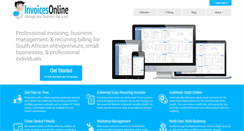 Desktop Screenshot of invoicesonline.co.za